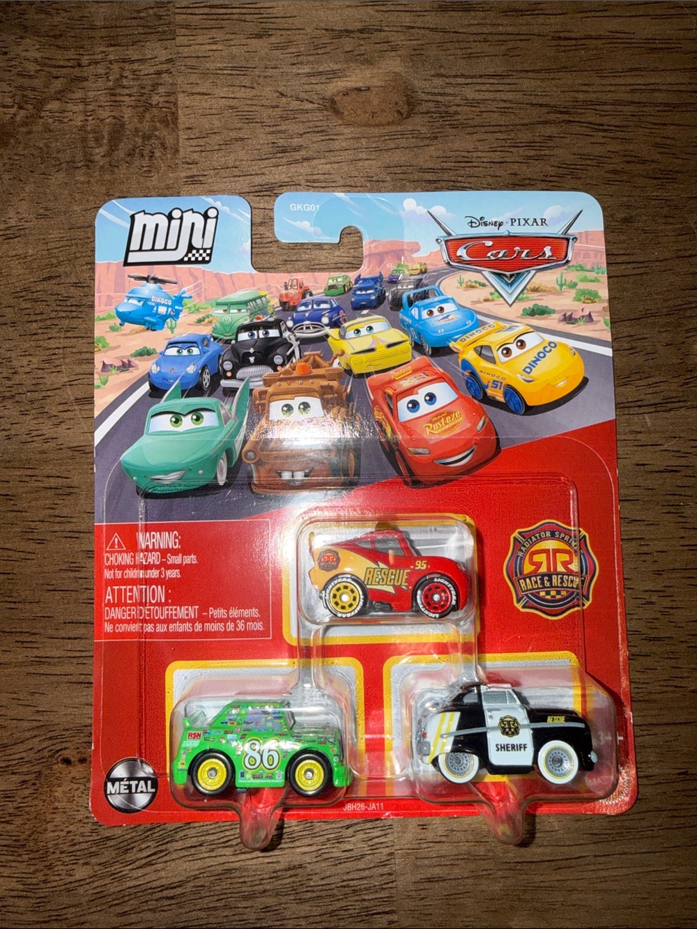 Disney Cars Minis 3-Pack - Radiator Springs Race and Rescue
